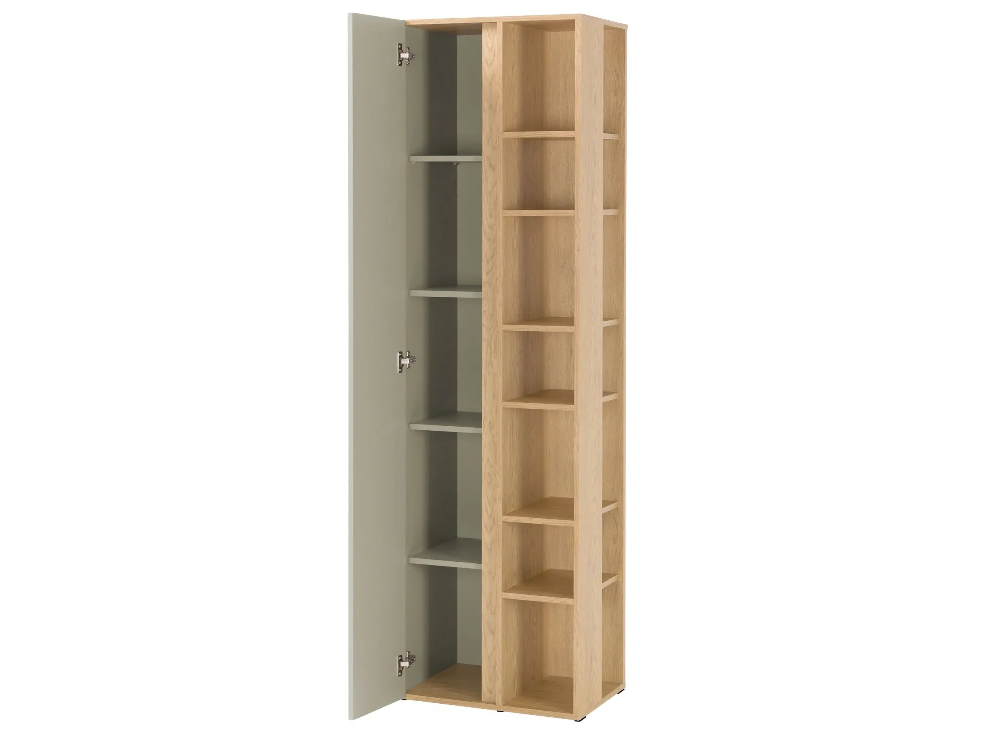 Møbelsæt Fiosono 114 (Beige + Lys eg)