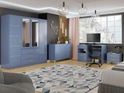 Møbelsæt Rosa I (Blå)