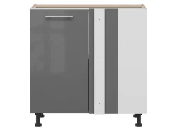 Modulhjørneskab Tiffa Grey 144