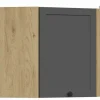 Modulhjørnevægskab Classic Grey Oak 104