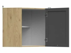 Modulhjørnevægskab Classic Grey Oak 104