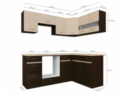 Modulkøkkensæt Eli Dark 115