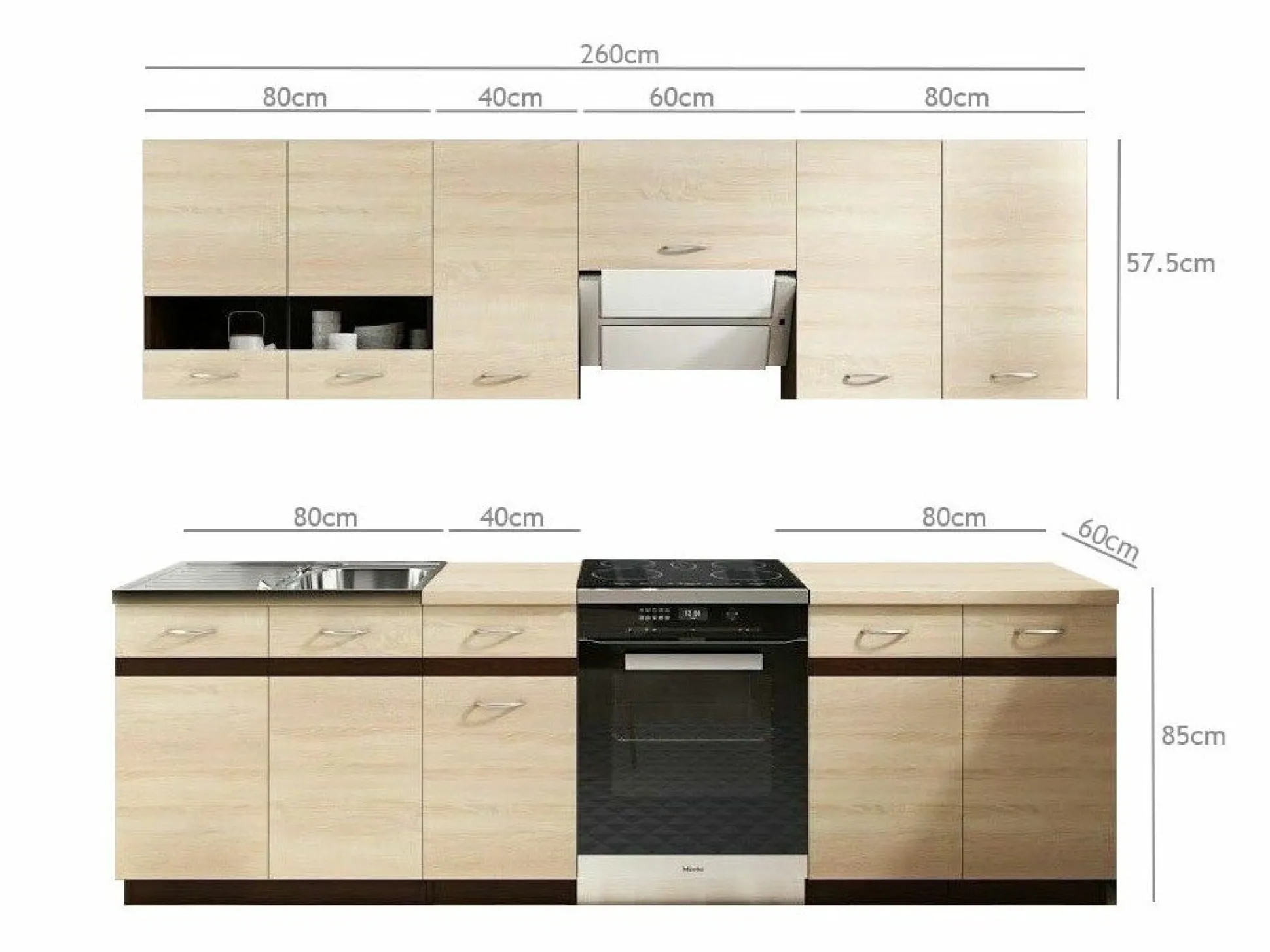 Modulkøkkensæt Eli Light 113