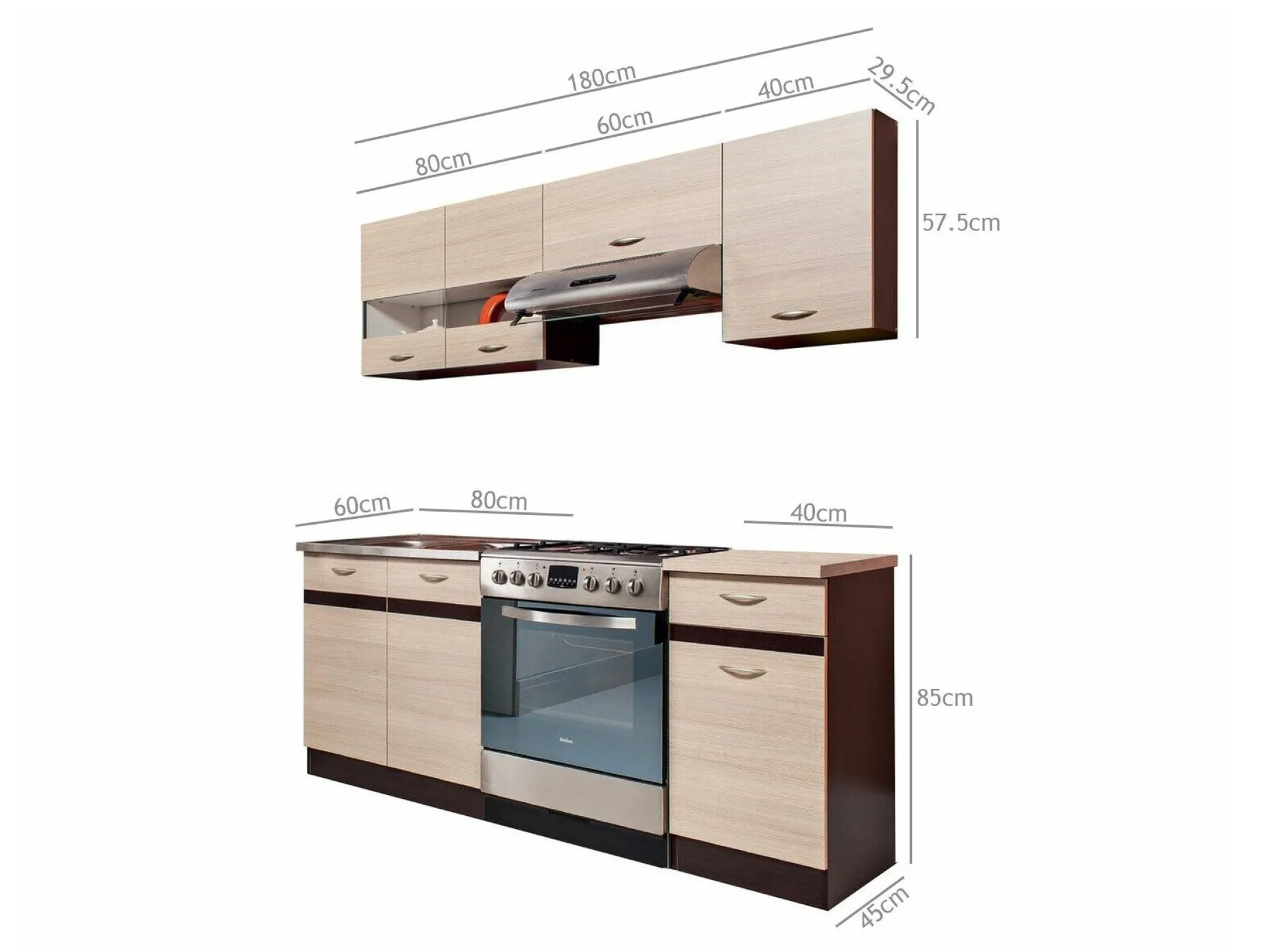 Modulkøkkensæt Eli Light 110
