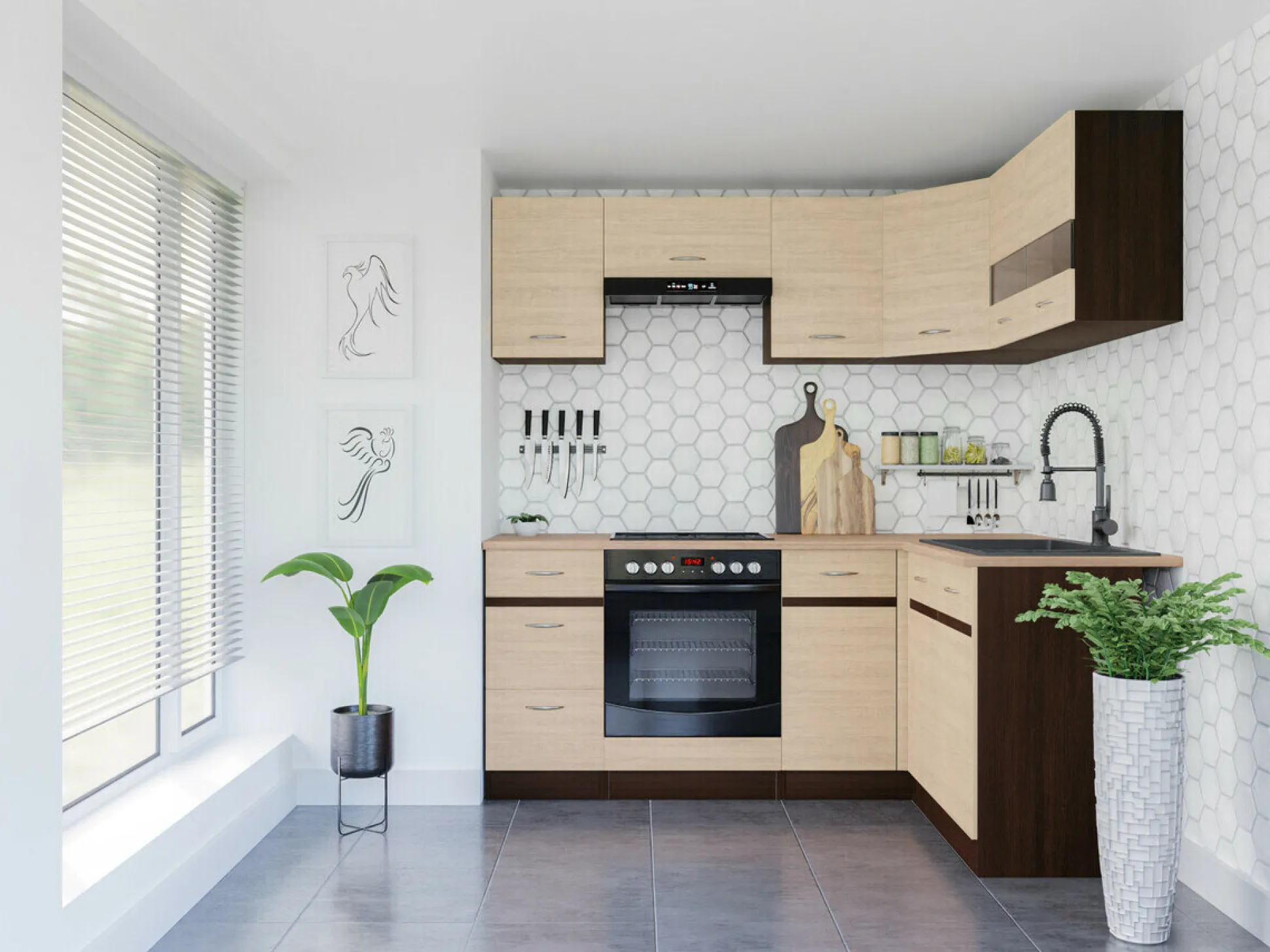 Modulkøkkensæt Eli Light 115