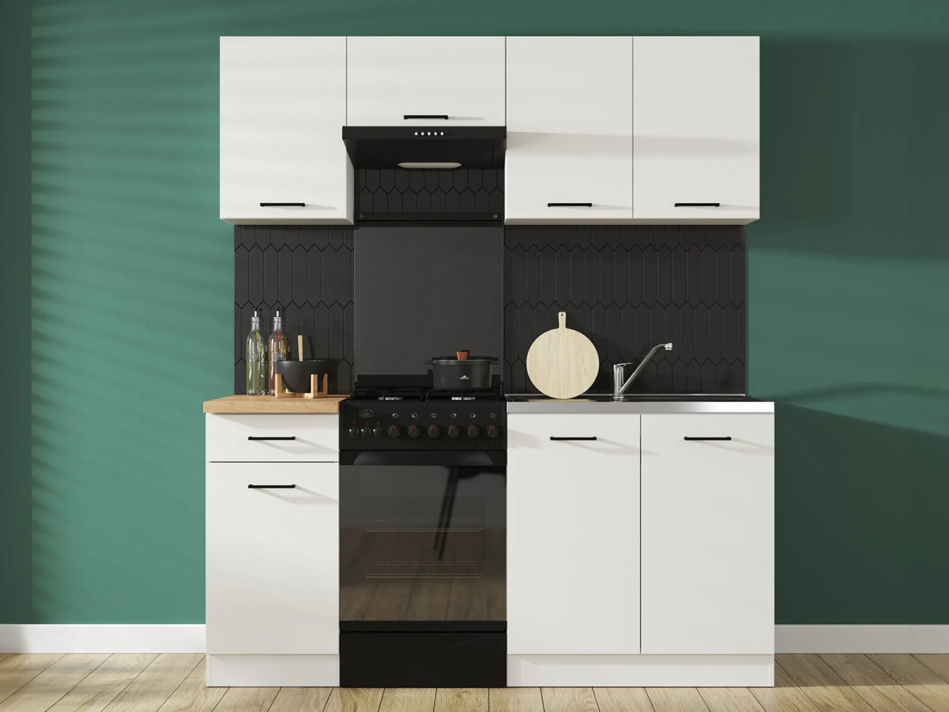 Modulkøkkensæt Line White 116