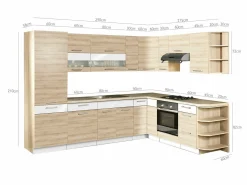 Modulkøkkensæt Mode Beech 126