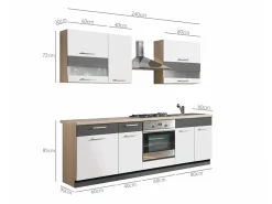 Modulkøkkensæt Mode White 127