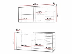 Modulkøkkensæt Multi Cream 124