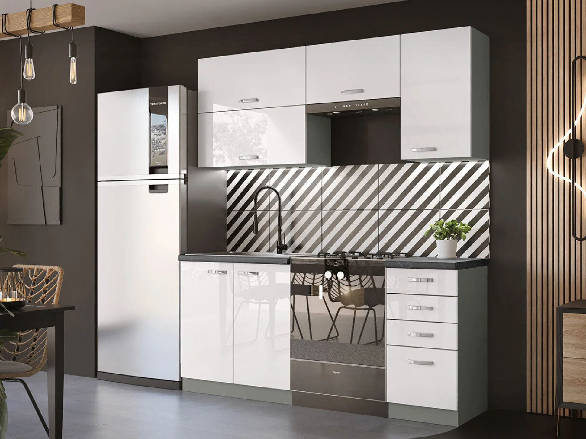 Modulkøkkensæt Multi White 125