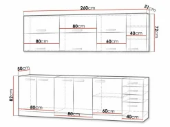 Modulkøkkensæt Multi White 123