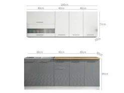 Modulkøkkensæt Tiffa Mix 102