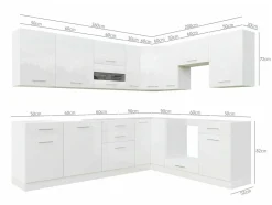 Modulkøkkensæt Tiffa White 149