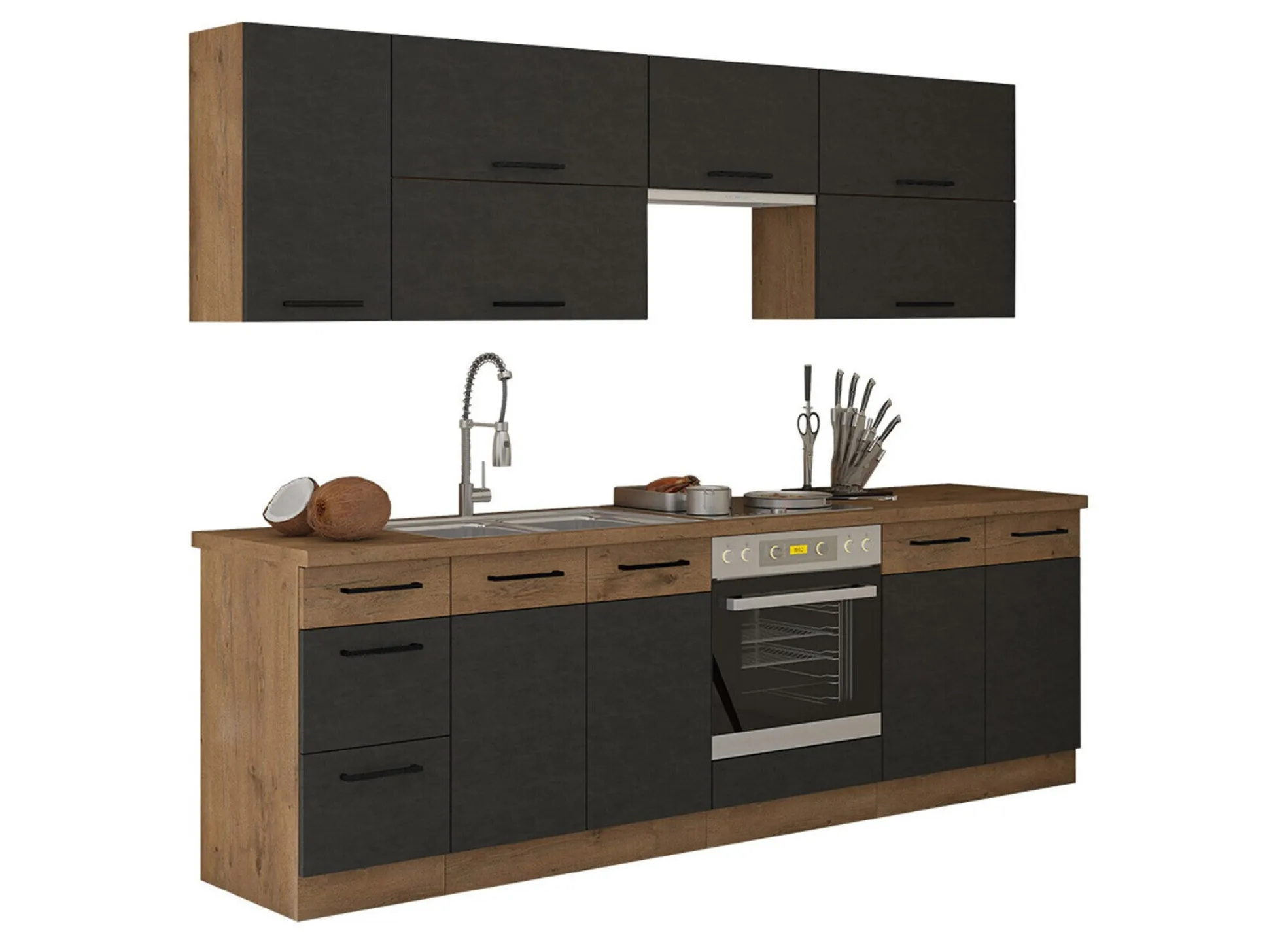 Modulkøkkensæt Wood Grey 135