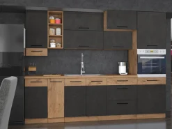 Modulkøkkensæt Wood Grey 136
