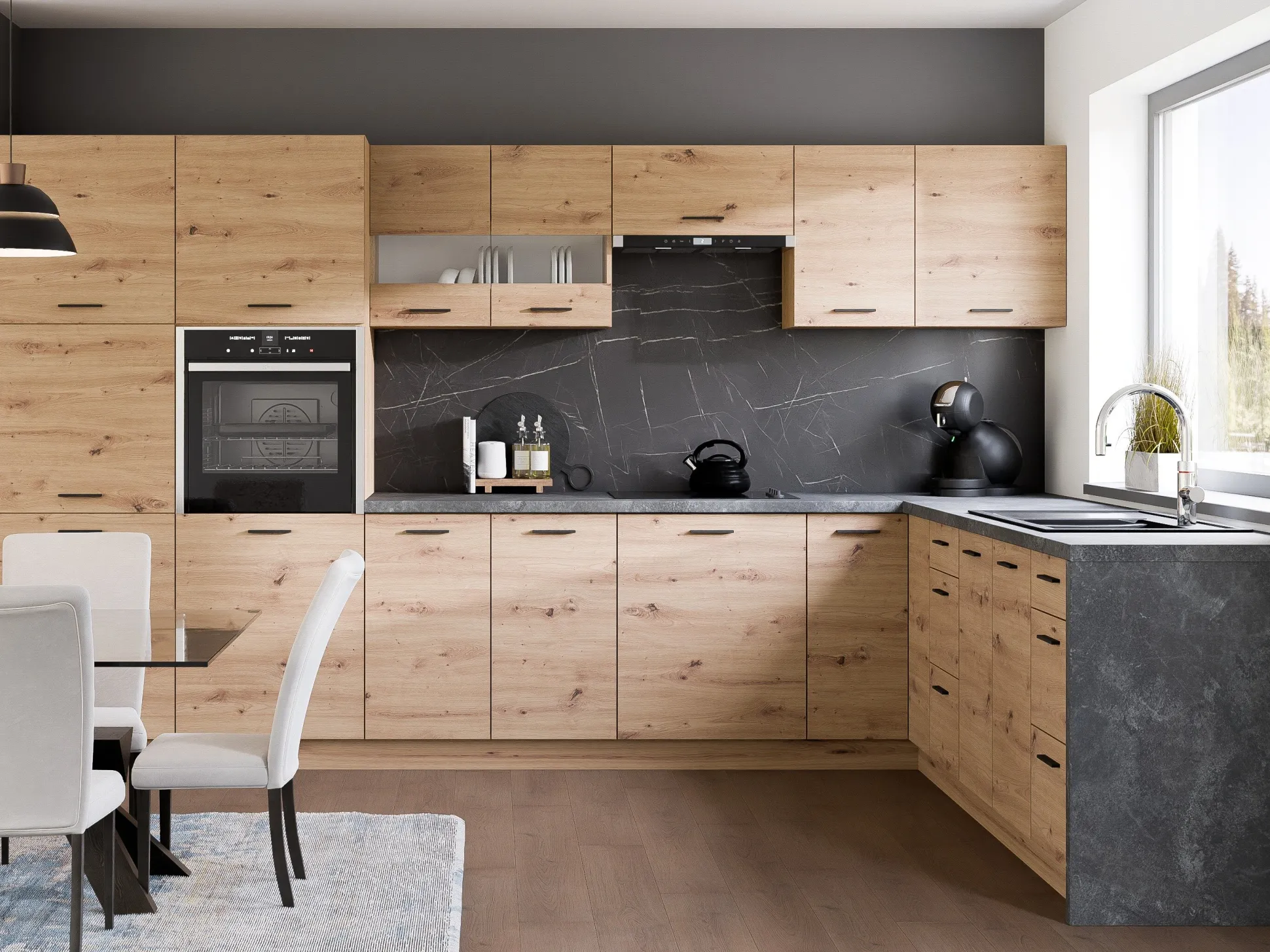 Modulopvaskeskab med låger Ati Artisan 106