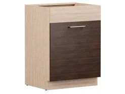 Modulopvaskeskab med låger Mode Dark 115