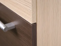 Modulopvaskeskab med låger Mode Dark 115