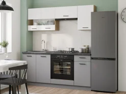 Modulopvaskeskab med låger Ati Grey 110