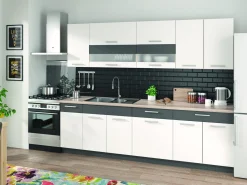 Modulopvaskeskab med låger Mode White 115