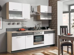 Modulopvaskeskab med låger Mode White 115