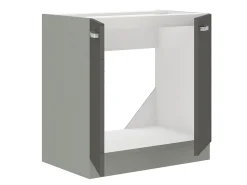 Modulopvaskeskab med låger Multi White 110