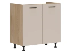 Modulopvaskeskab med låger Ati Cashmere 122