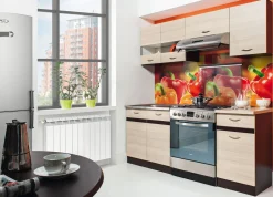 Modulopvaskeskab med låger Eli Light 107