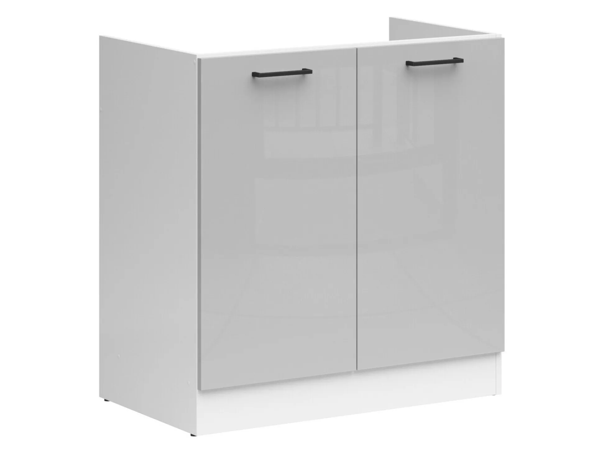 Modulopvaskeskab med låger Line Grey 115