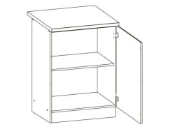 Modulskab med låger Eli Dark 100