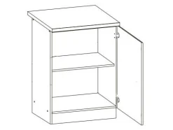 Modulskab med låger Eli Light 100