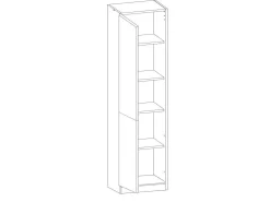 Modulskab med låger Eli Light 109