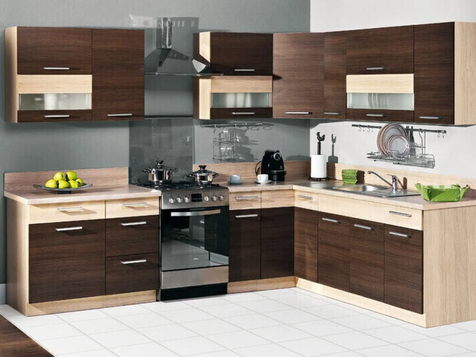 Modulskab med låger Mode Dark 119