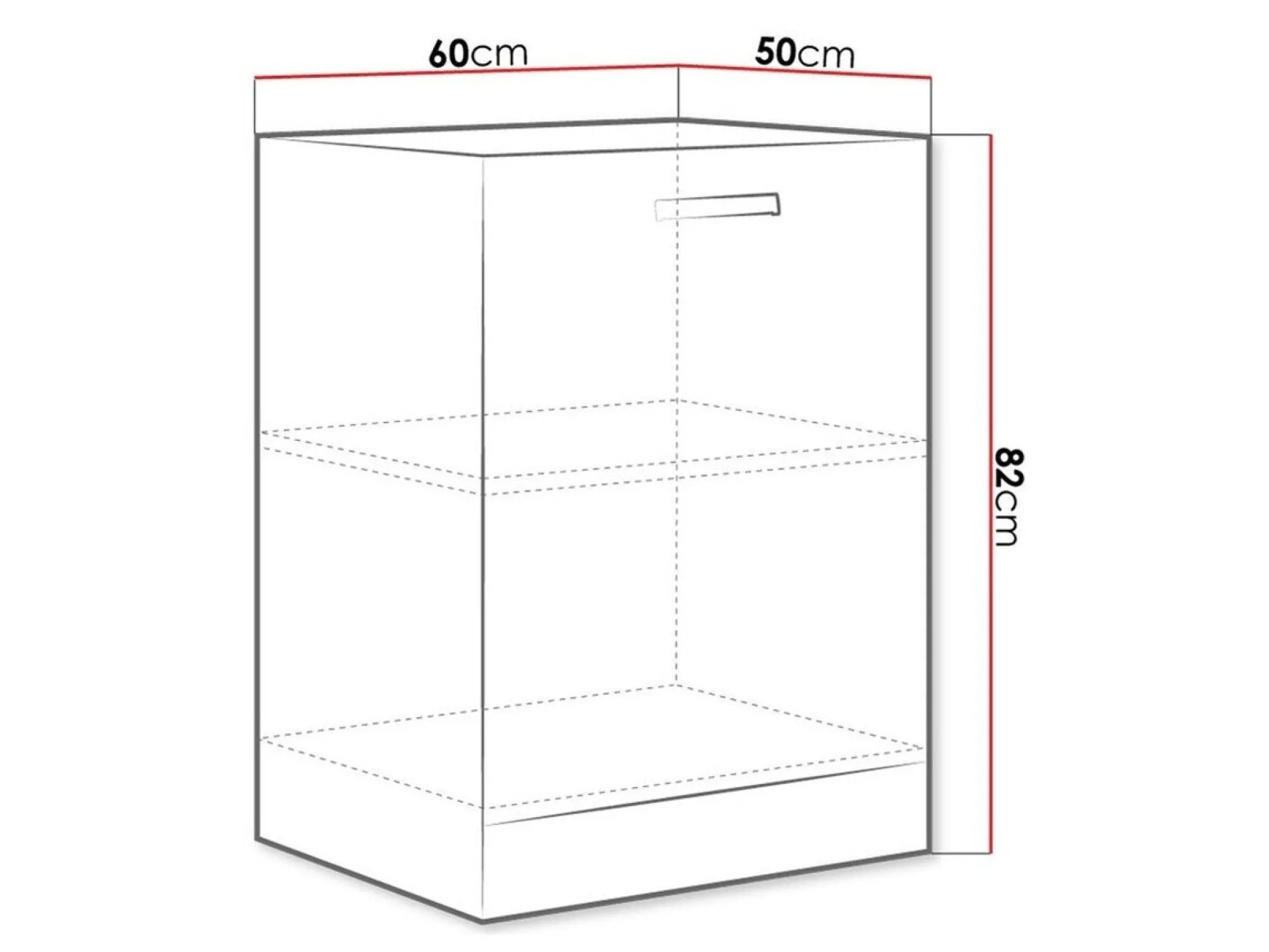 Modulskab med låger Multi Cream 116
