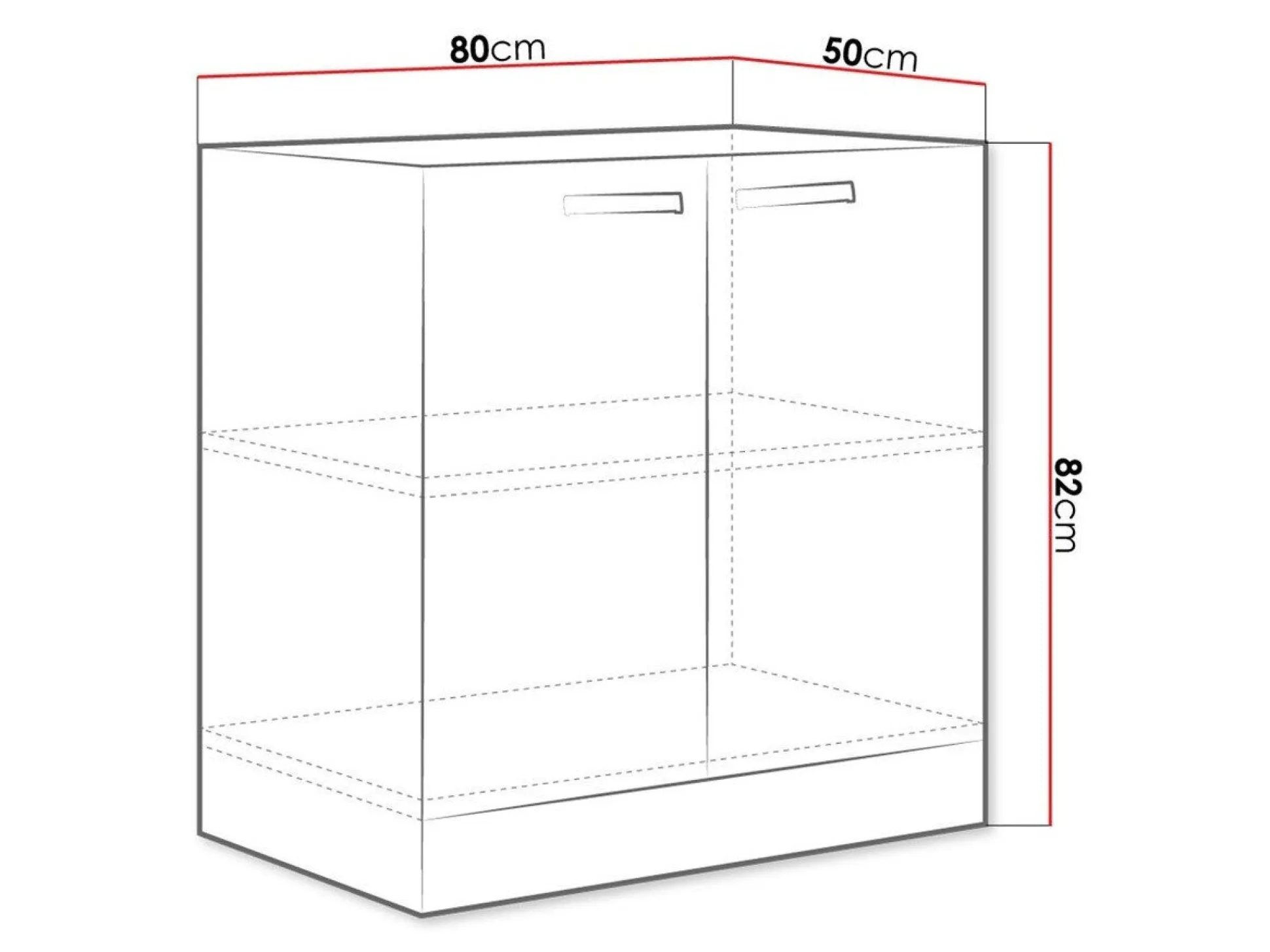 Modulskab med låger Multi White 112