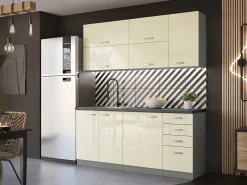 Modulskab med låger Multi Cream 121