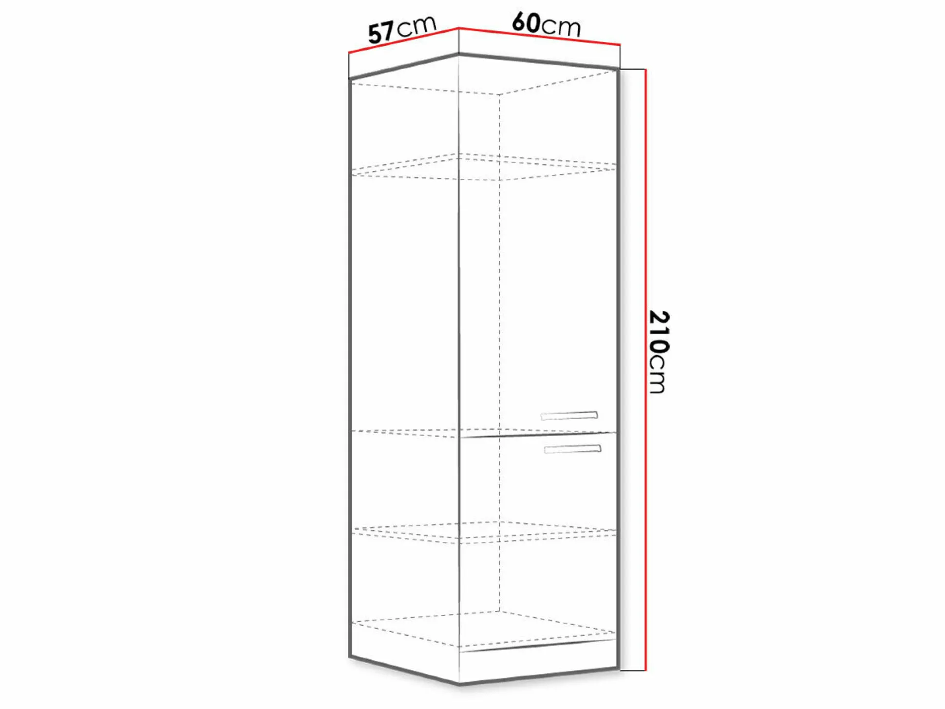 Modulskab med låger Multi Grey 103