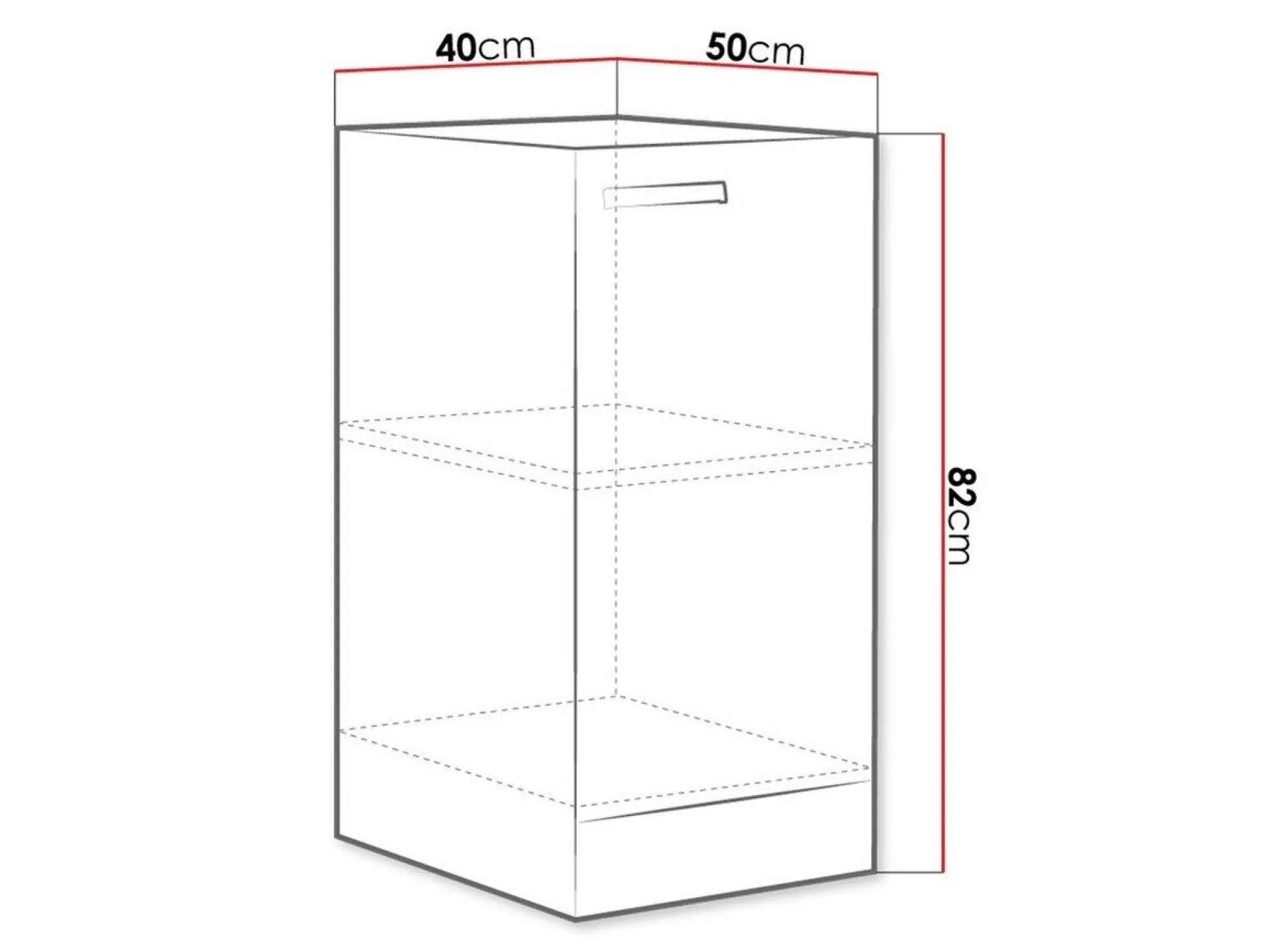 Modulskab med låger Multi White 121