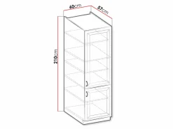 Modulskab med låger Retro White 110