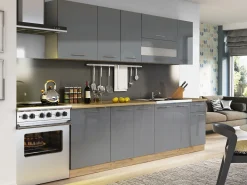 Modulskab med låger Tiffa Grey 141