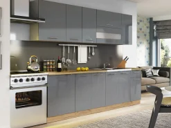 Modulskab med låger Tiffa Grey 136