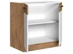 Modulskab med låger Wood White 110