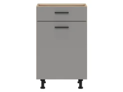 Modulskab med skuffe og låger Ati Grey 104