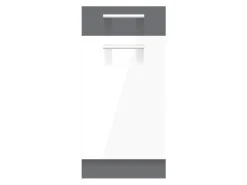 Modulskab med skuffe og låger Mode White 112