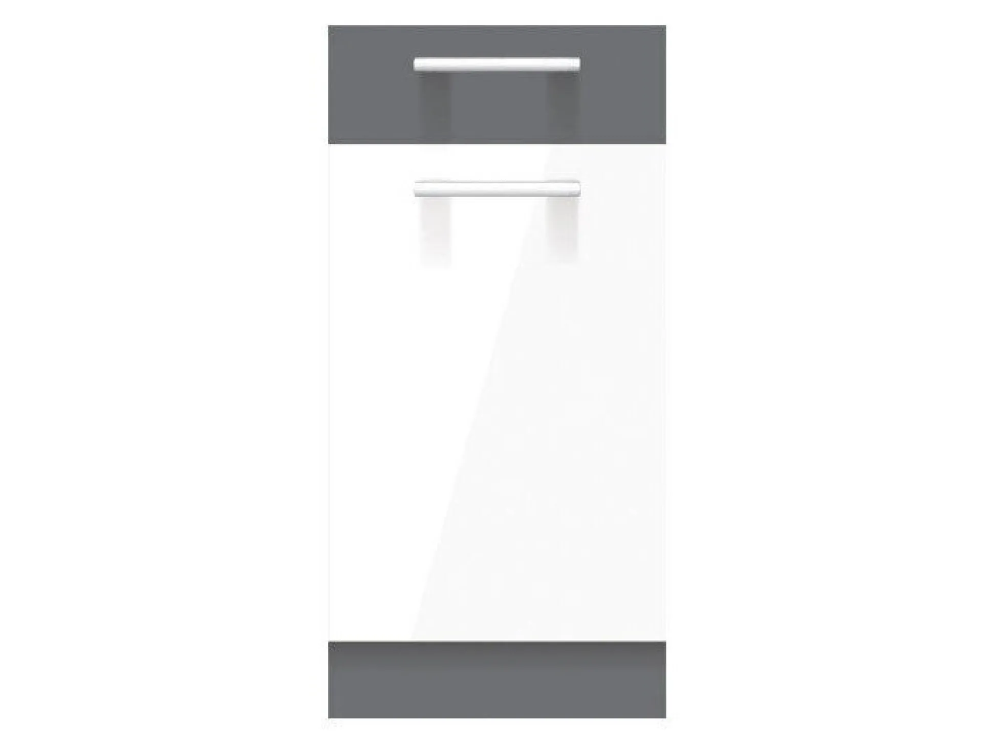 Modulskab med skuffe og låger Mode White 112