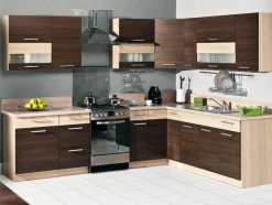 Modulskab med skuffe og låger Mode Dark 117