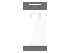 Modulskab med skuffe og låger Mode White 110