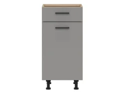 Modulskab med skuffe og låger Ati Grey 102