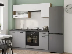 Modulskab med skuffe og låger Ati Grey 102