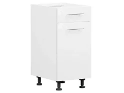 Modulskab med skuffe og låger Tiffa White 141